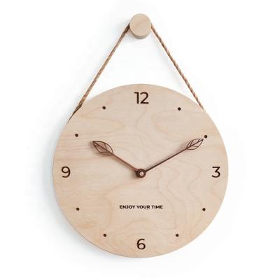 China Antique Style Wall Clock Non Ticking Clocks For Farmhouse Living Room Dining Room Bedroom Decoration Silent Wooden Battery Opened for sale