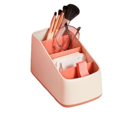 China Modern Multifunctional Desktop Children Pen Holder Rack Organizer Office Stationery Storage Box Accessories for sale