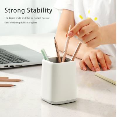 China Modern Multifunctional Desktop Children Pen Holder Rack Organizer Makeup Brush Storage Box Desktop Stationery Storage Box Accessiories for sale