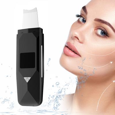 China Professional Ultrasonic Facial Peeling Scrubber Skin Deep Cleansing Cleaning Massage for sale