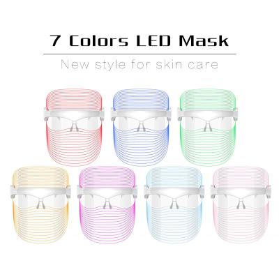 China Skin tightening bigsmileHome use skin care led skin care device 7 color LED facial personal phototherapy face mask for to solve skin problem for sale