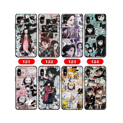 China Wholesale Anime Printed Personality Design Blank Case For 2D Sublimation Japan Comic Fans Anime Phone Case For iphone 12 pro max xs xr for sale