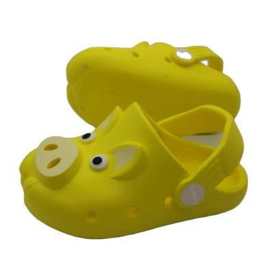 China Lightweight Hog Design Child Clogs Shoes EVA Injection Open Heel Shoe Anti-Slip Sandal With Air Hole for sale