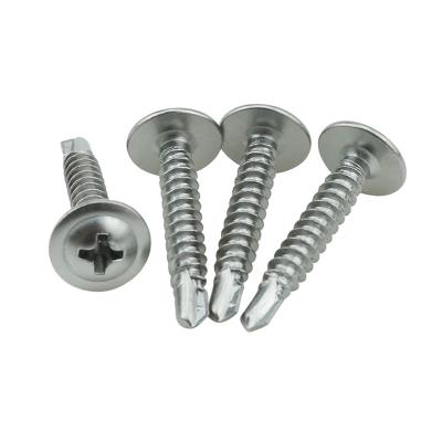 China Large Round Truss M4.2 M4.8 410 Stainless Steel Round Head Self Tapping Screw Drilling Iron Shank Special for sale