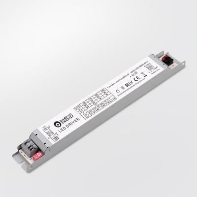 China Aluminum Dark Power Immersion 60-80W Constant Current LED Driver Linear Light Switching Power Supply for sale