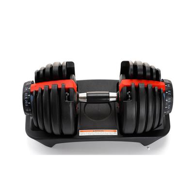 China Universal Workout Gym Equipment Dumbbell Set Weightlifting Training Adjustable 40Kg Dumbbells for sale