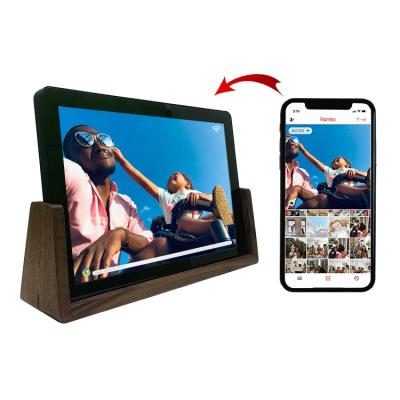 China High Resolution Wifi Digital Photo Frame 10.1inch Wifi Touch Screen Album LCD Screen Photo Frame for sale