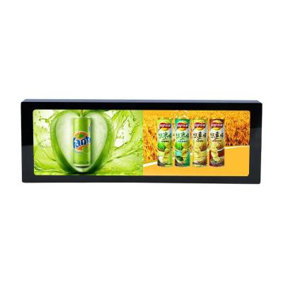 China Android Indoor Ultra Wide Thin Stretched Screen LCD Advertising Display Digital Board for sale