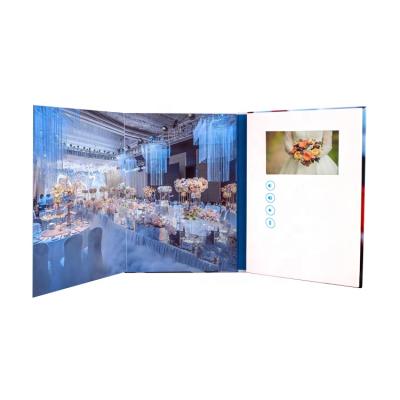 China 4.3 Inch IPS Screen Digital Wedding Graphics Custom Video Invitation Greeting Card Brochure for sale