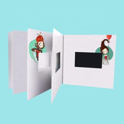 China Custom ODM Services 4.3 Inch Video Brochure For Promotion Digital Video Christmas Cards for sale