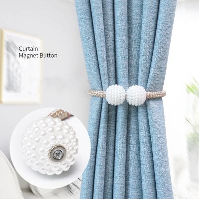 China Double Sale Eco-friendly HOT Ball Magnetic Curtain Tieback for sale