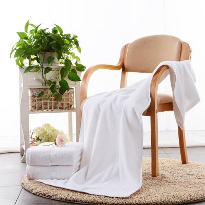 China Wholesale QUICK DRY Luxury Embroidered 100% White Cotton Dobby Plain Dyed Hotel Bath Towel for sale