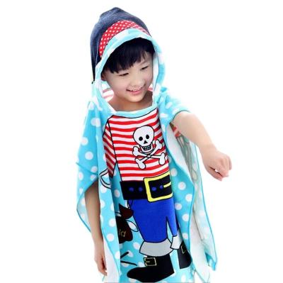 China Wholesale Personalized Hooded Child Safe Kids Beach Poncho Towels from China Manufacturer for sale