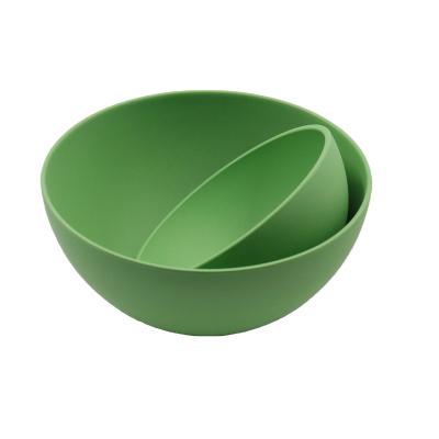 China Custom Natural Bamboo Salad Soup Fiber Plant Food Mixing Bowl Eco-Friendly Sustainable Bowls Wholesale for sale