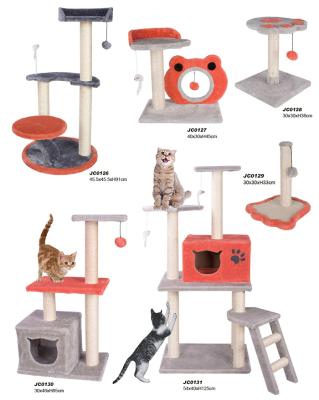 China New viable Cat Climbing Frame/Cat Tree design for cats to hide and play for sale