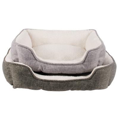 China Wholesale Custom Viable Size Soft Cotton Color OEM Manufacturer Luxury Dog Bed for sale