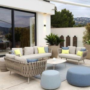 China Outdoor Garden Furniture Combination with Customized Waterproof Rattan Sofa for sale