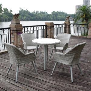 China Unfolded 3 Piece Rattan Patio Set Waterproof Three Piece Rattan Furniture for sale