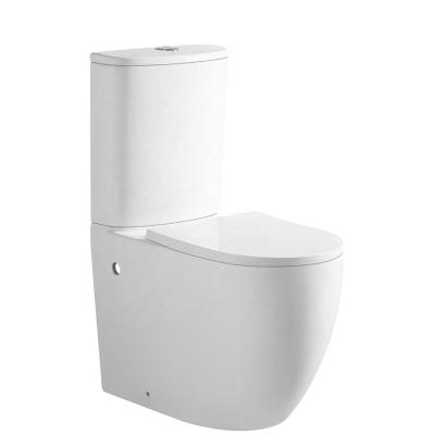 China European Standard Australian Standard Rimless Dual Flush Toilets Watermark Low Price Modern Bathroom Toilet for sale