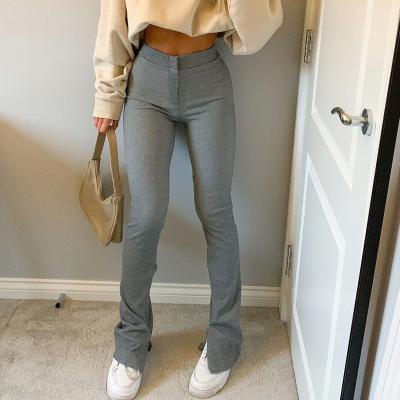 China 2022 New Design Rocket Boutique Fashion Solid Outdoor QUICK DRY High Waist Straight Sweatpants For Women for sale