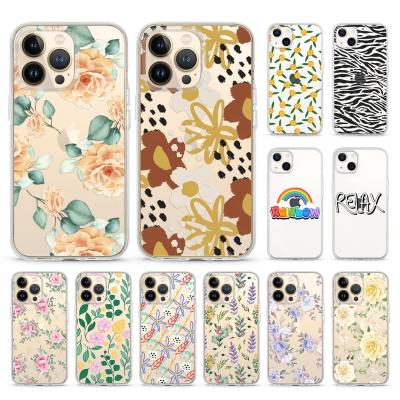 China Cute Flower UV Printing Cell Phonecase Handphone Shockproof TPU Soft Shell For Samsung S21 pro S22 S22U S20 white custom phone case for sale