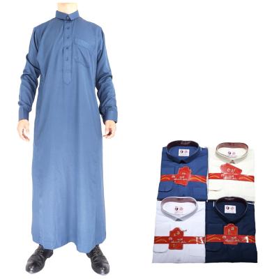 China Abaya Factory Direct Selling Sand Shirt Collar Design Men's Arabic Long Robe for sale