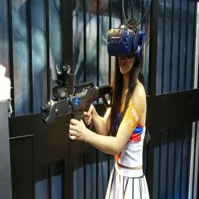 China Black Color Battlegrounds Free-Roam  Vr Arcade Machines / VR Shooting Simulator for sale