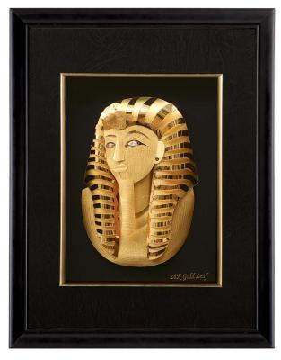 China Handmade 24k gold leaf Egypt frame gold foil crafts FOR Business gifts for sale