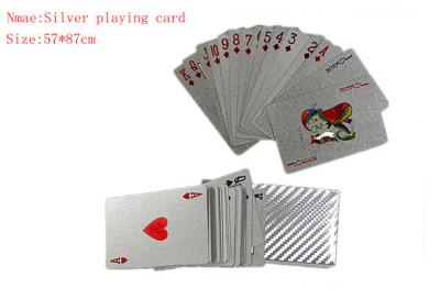 China Customers LOGO Normal style Custom Playing Cards with wooden box or plastic box for sale