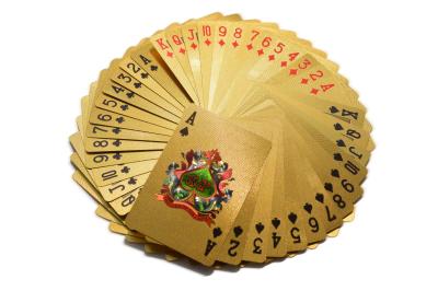 China Engraved 100 Euro Design Custom Playing Cards For Entertainment 0.3mm Thickness for sale