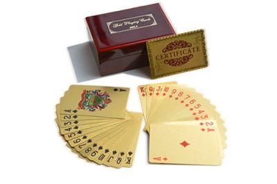 China Both sides Gold Playing Cards for sale