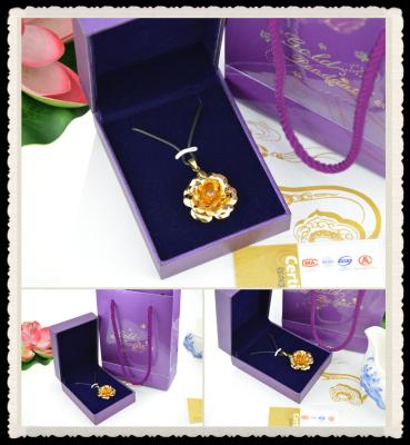 China Sunflower Pendant As Mother day Gift With Nice Gift Box for sale