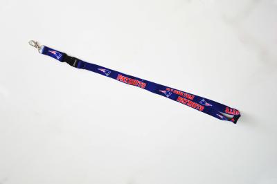 China New England Patriots Ribbon Lanyard / NFL Lanyard With Clip Keychain for sale