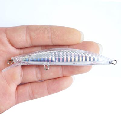 China Ourdoor Fishing Lure White Unpainted Japanese Fishing Lure Blanks for sale