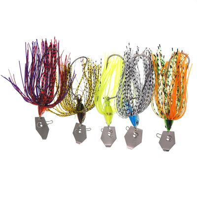 China 17g Wholesale High Quality Beard Type Lure Swim Bait Jig Bass Jig Fishing Lure Rubber Lead Flipping Jig Heads for sale