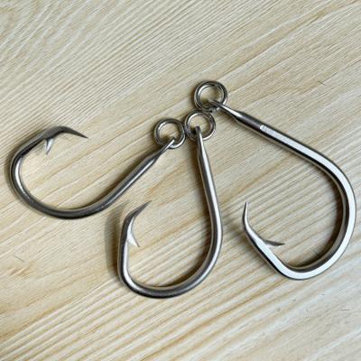 China Circle 2X Tuna Hook Ringed Stainless Steel Sea Fishing Saltwater Angling 13/0, 14/0, 16/0, Big Game Saltwater Sea Fishing for sale