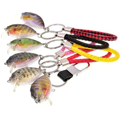 China Waterproof Fishing Key Fish Lures Catch Key Chain Fish Lure Key Chain for sale