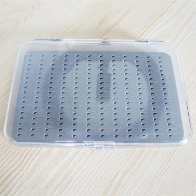 China Plastic Clear Lids Fly Box Fly Fishing Tackle Boxes Single Sided Transparent Fishing Tackle Boxes for sale