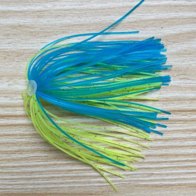 China Outdoor Activities Fishing Silicone Skirt-1 BUILD Spinnerbait Blades Silicone Skirt Seawater Resin Tungsten Jig Rubber Jig for sale