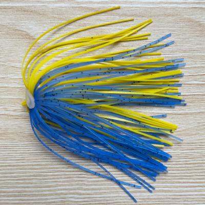 China Outdoor Activities Fishing Skirt-1 Silicone Jig Edges Lures Kit Replacement Skirts For Spinnerbait Edges 88 Strands Quick Change Jig Edges Bait for sale