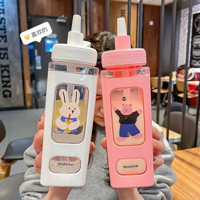 China Feiyou Viable Hot Sales Shape Summer Plastic Cups Milk Carton Plastic Water Bottle for sale