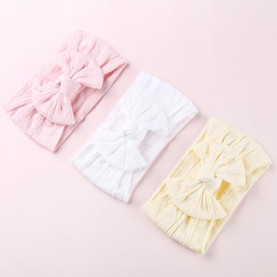 China Feiyou New Kids Cotton Hot Selling Nylon Baby Felt Headbands Baby Donut Headband Knitted Headbands Baby for sale