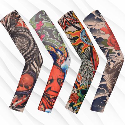 China Fashion Breathable Custom Wholesale Unisex Feiyou Tattoo Arm Cool Leg Sleeves High Elastic Nylon Sun Protection Arm Sleeves for sale