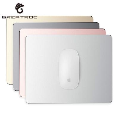 China Big Roc anti-slip dropshipping different size and color for choose non-slip aluminum alloy mouse pad gaming mat for sale