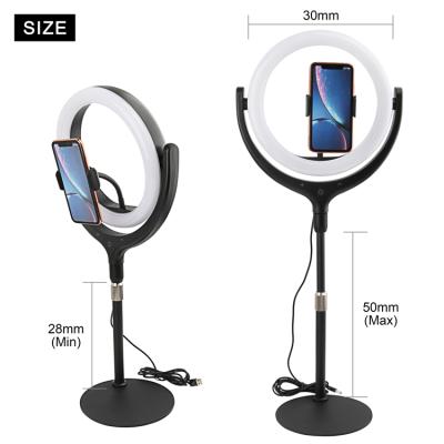 China Roc 10W Large Photography Selfie Ring Light Fill Light Professional Makeup Led Ring Light For Mobile Phone With Stand 34.1*36.2*5.8cm for sale