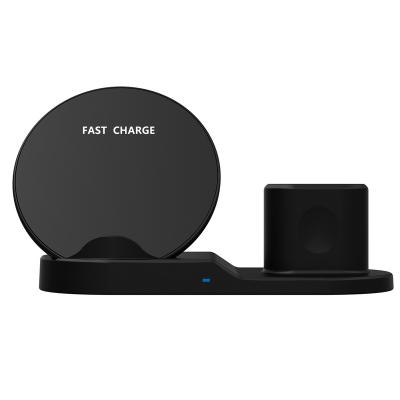 China Multi-Use Wholesale Multi-Function 3 in 1 Fast Wireless Charger Charging the iPhone AirPods Watch for sale