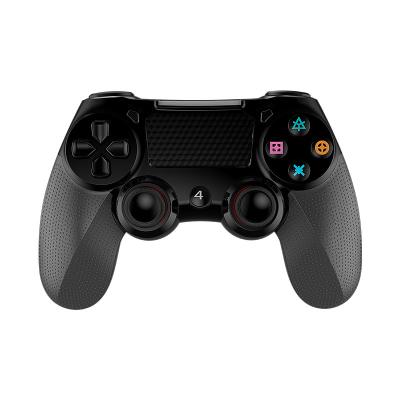 China Wireless Gamedpad ps4 gamepad wireless vibration with light guide six-axis somatosensory gamepad for sale