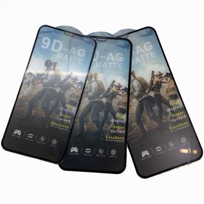 China Full Cover Anti-explosion Anti-fingerprint MatteTempered Glass Mobile Games Screen Protector for sale