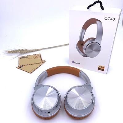 China Headband Factory Wholesale Electronics Sports Headset QC40 Wireless Gaming Music Earphones for sale