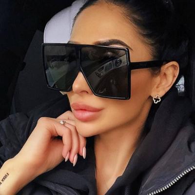 China Fashion Sunglasses Shape Sunglasses Wholesale Fit Oversized Women Men Lenses Sun Shade Sunglasses 2021 for sale